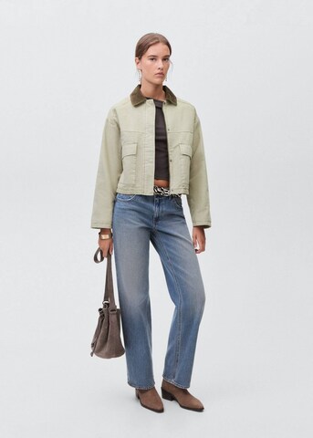 MANGO TEEN Between-Season Jacket in Green