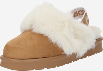 Love Moschino Slippers in Brown: front