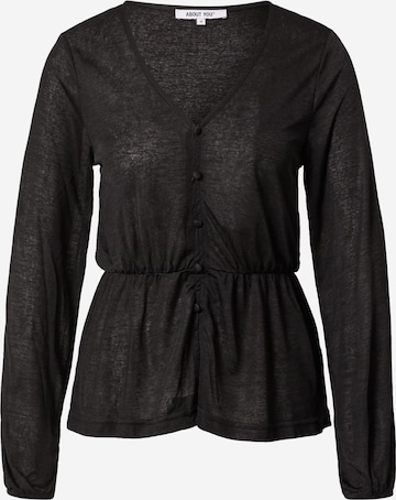 ABOUT YOU Blouse 'Jana' in Zwart: voorkant