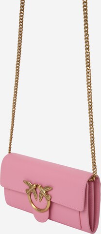 PINKO Clutch 'Love One' in Pink