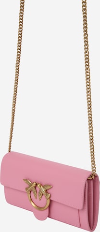 PINKO Clutch 'Love One' in Pink