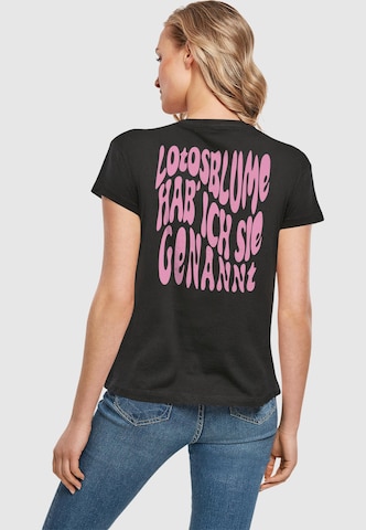 T-shirt 'Die Flippers - Lotosblume' Merchcode en noir : devant