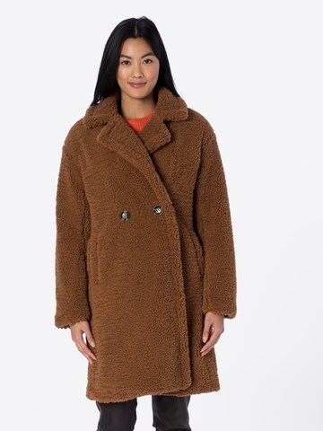 APPARIS Between-Seasons Coat 'Anouck' in Beige: front