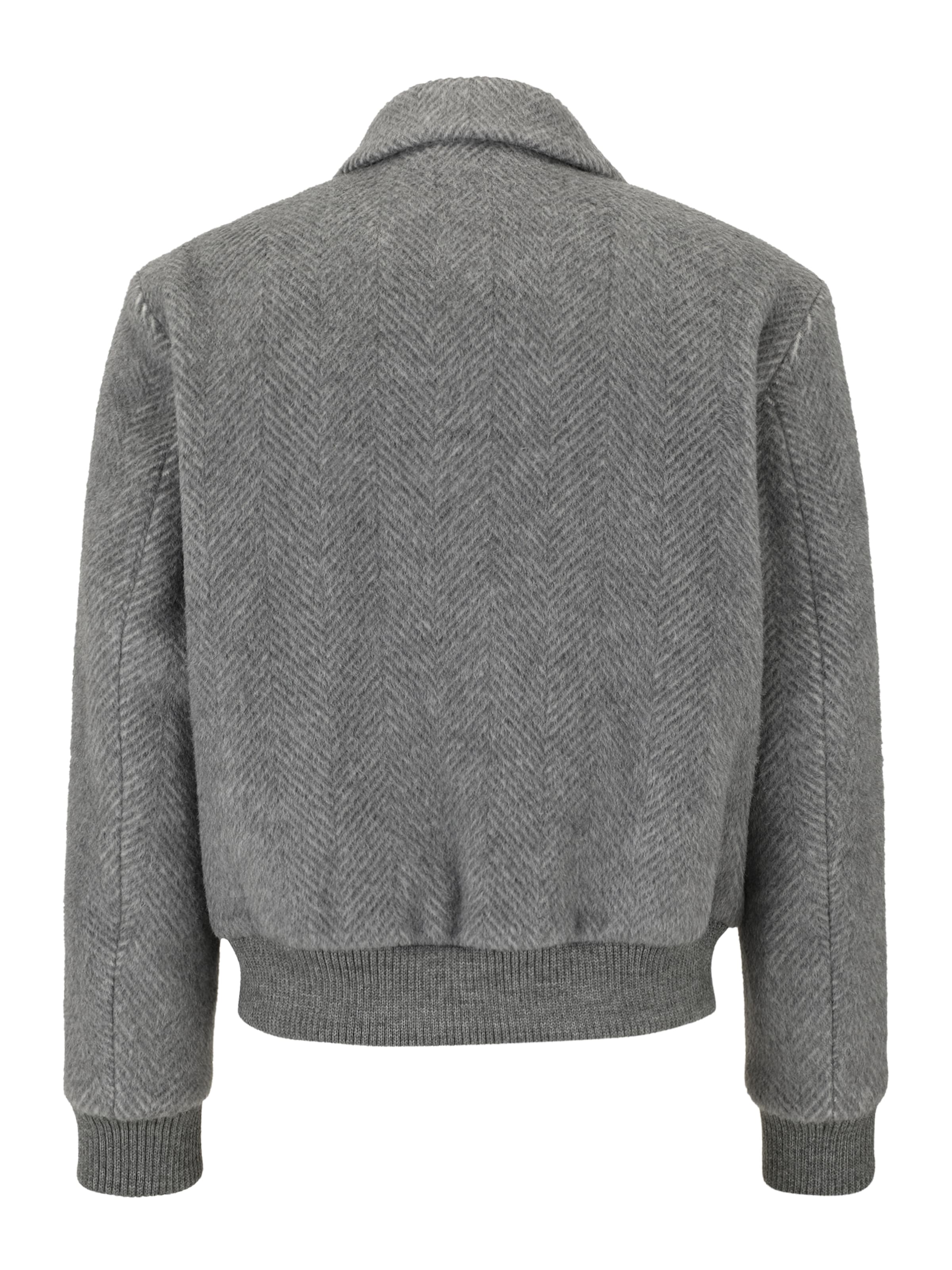 BOSS Демисезонная куртка 'Charly-254' в Серый