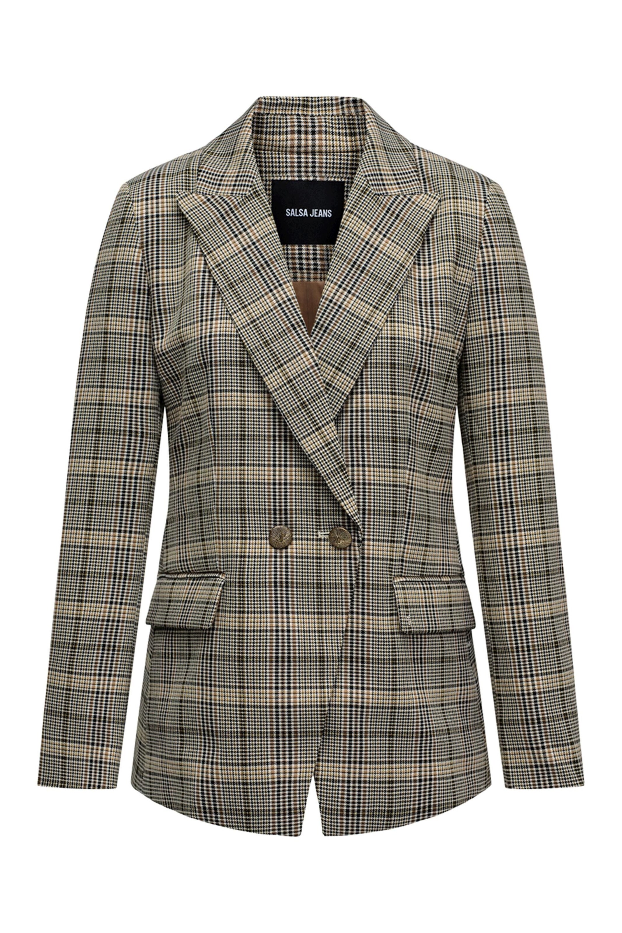 Salsa Jeans Blazers in 34 in de kleur Bruin, Productweergave