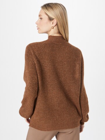 TOM TAILOR DENIM Sweater in Brown