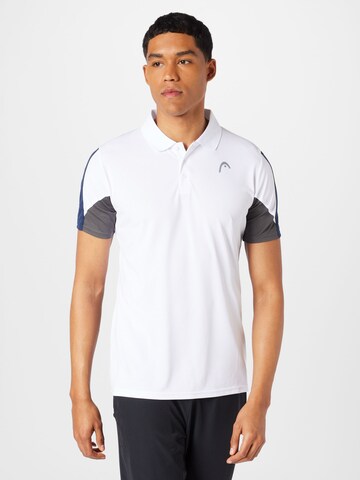 HEAD Functioneel shirt 'CLUB 22' in Wit: voorkant