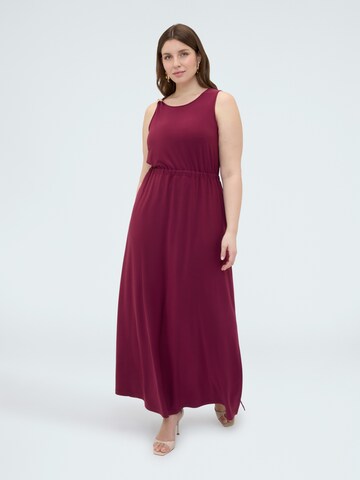 Fiorella Rubino Jurk in Rood: voorkant