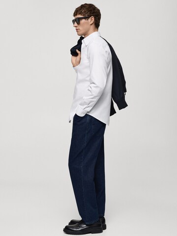 MANGO MAN Regular fit Ing - fehér