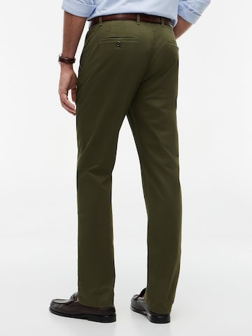 TOMMY HILFIGER - regular Pantalón chino 'DENTON ESSENTIAL' en verde