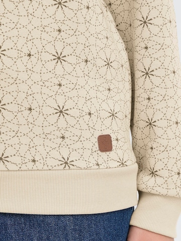 Felpa 'OXKAREN ONECK' di Oxmo in beige