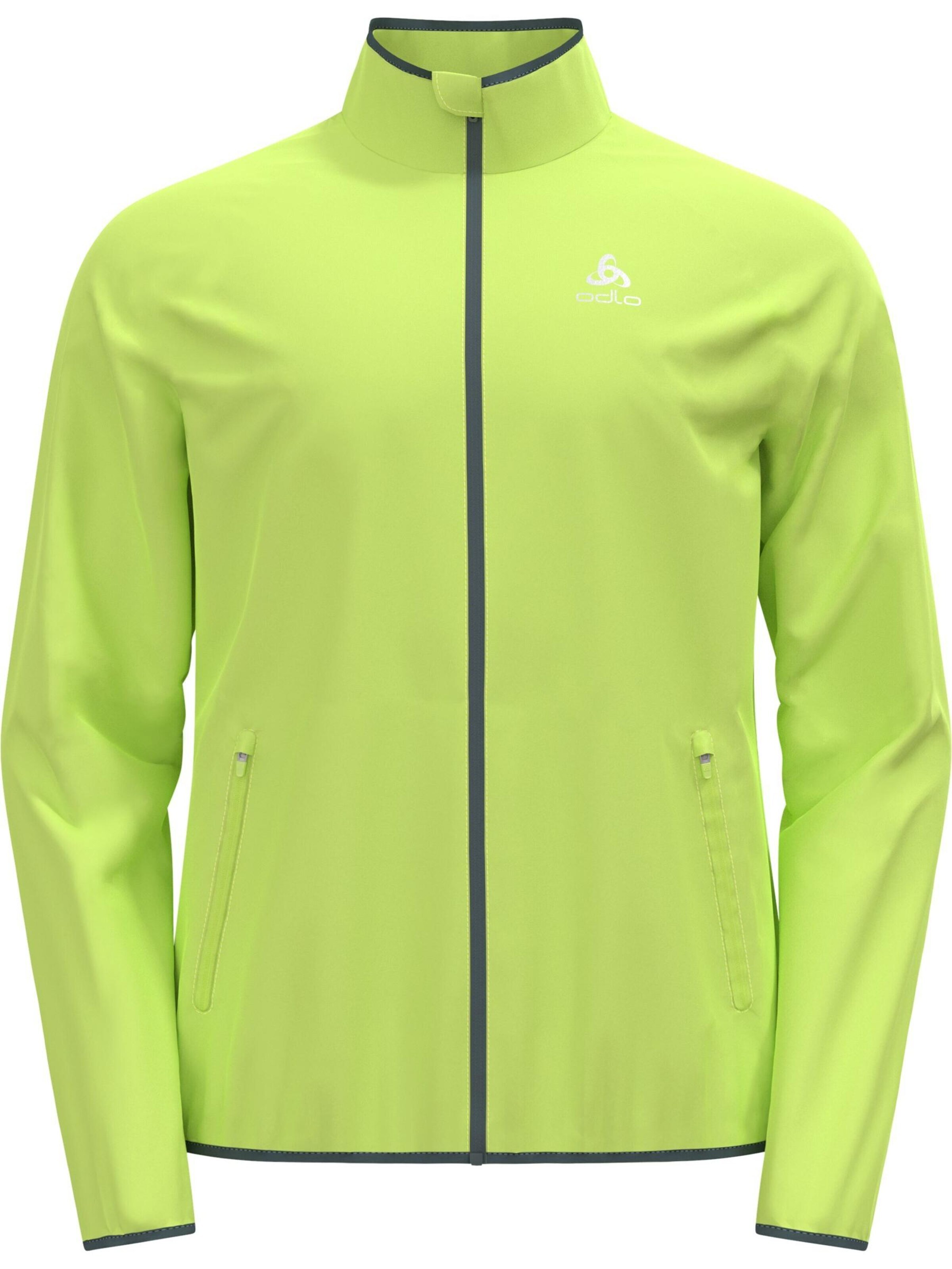 Giacca sportiva 'ESSENTIAL LIGHT' di ODLO in giallo: frontale