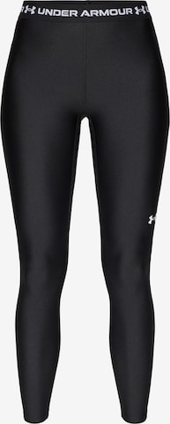 UNDER ARMOURSkinny Sportske hlače - crna boja: prednji dio
