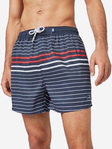 TOM TAILOR Badeshorts 'Simon' in Blau: predná strana