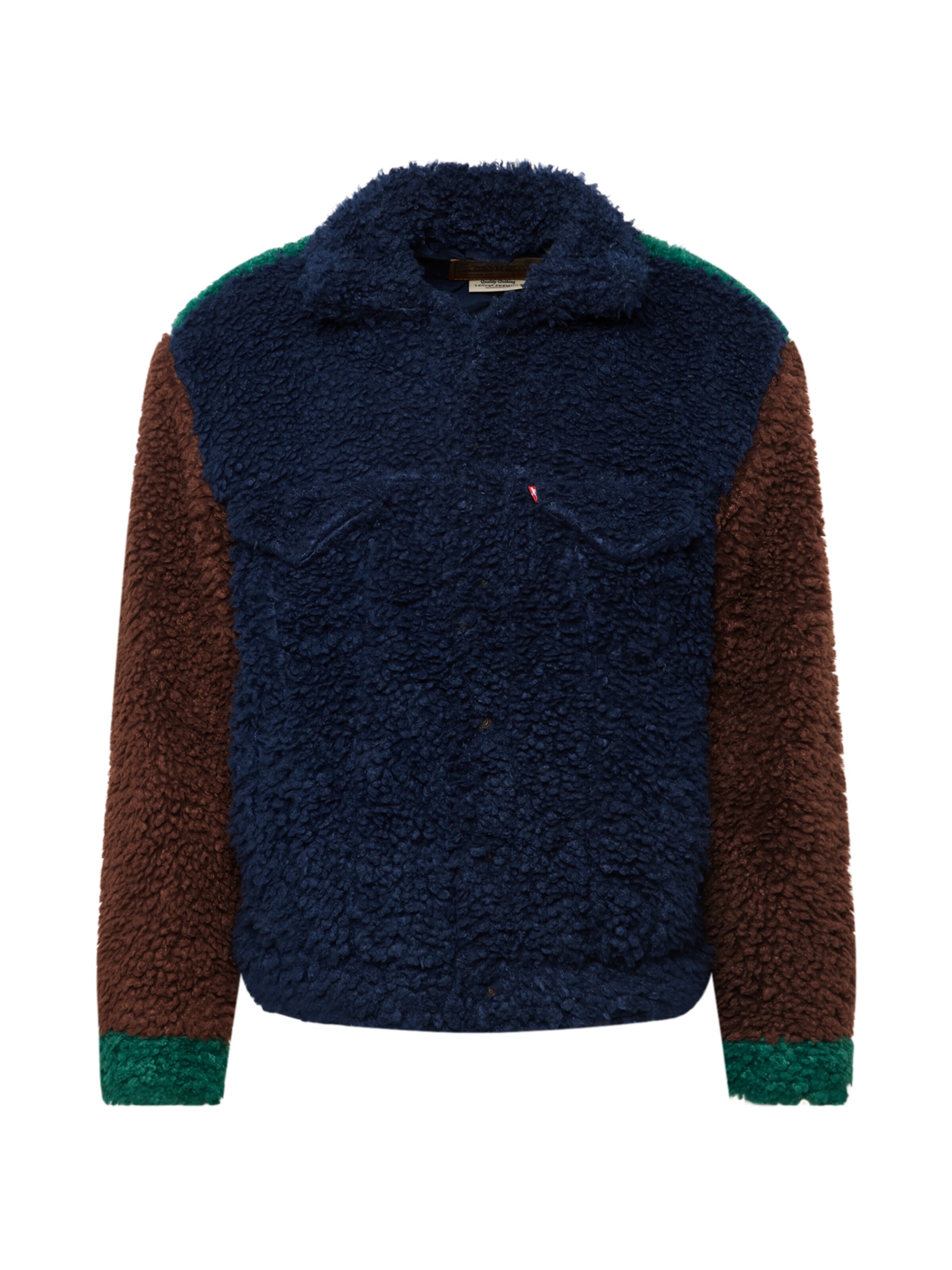 LEVI'S ® Übergangsjacke 'Czy Vtg Fld Shrpa Trucke' in Blau: Vorderseite