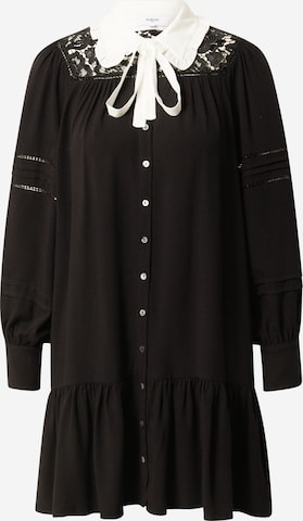 Suncoo Shirt Dress in Black: front