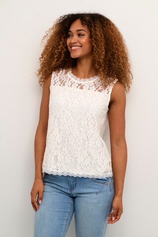 Cream Blouse 'Kit' in White: front