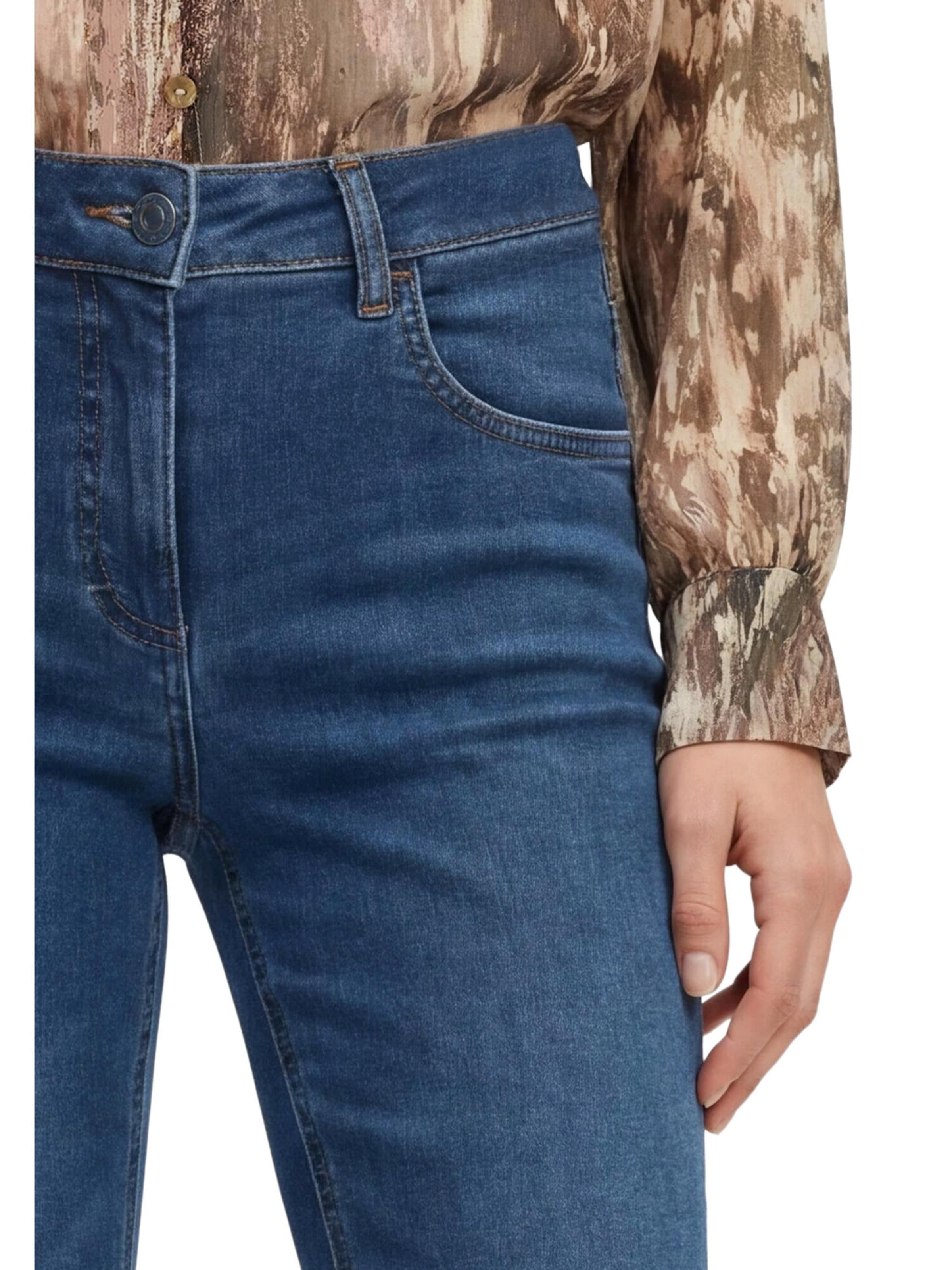 Betty Barclay Flared Jeans in Blau