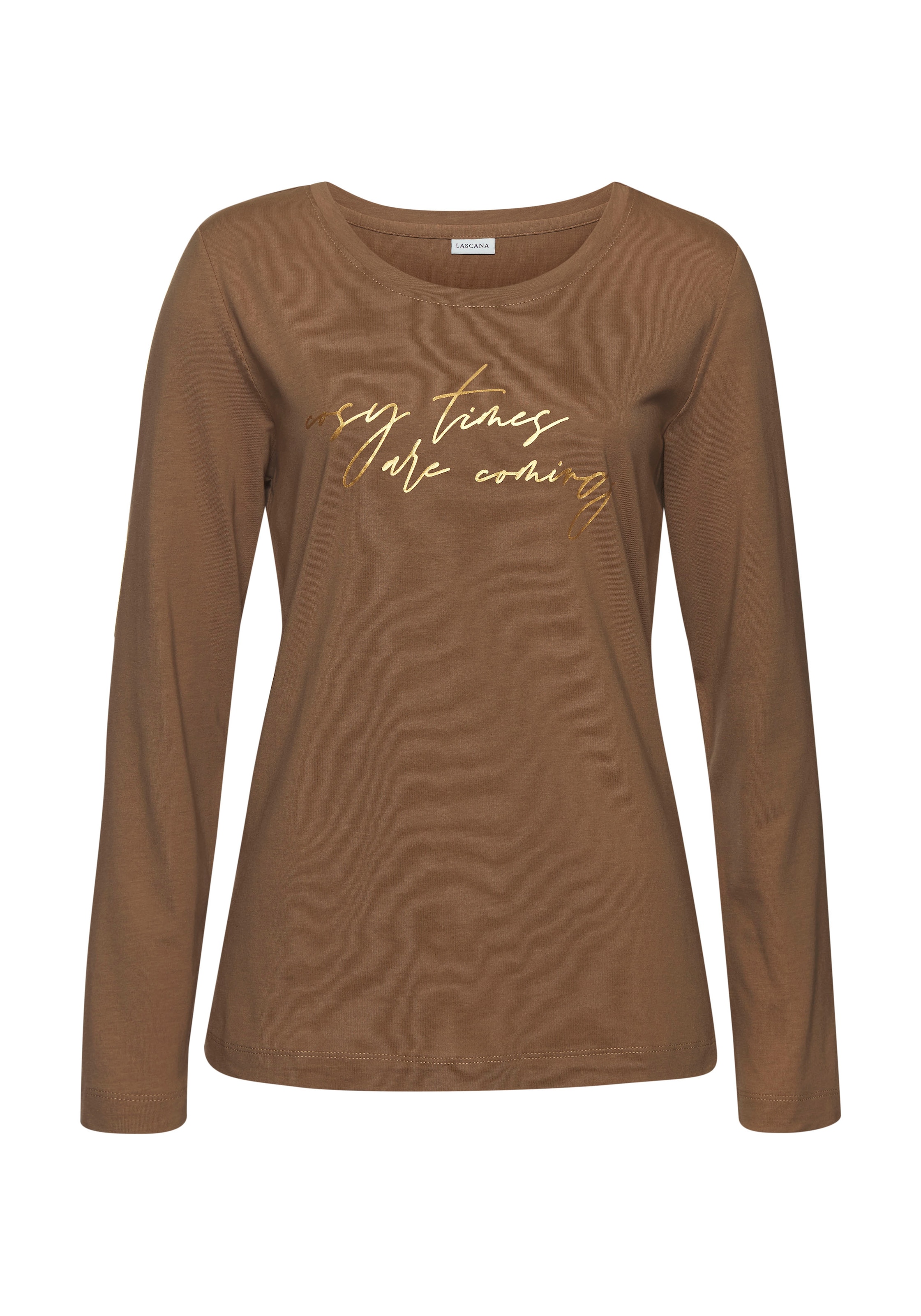 LASCANA Soveskorte i brun: forside
