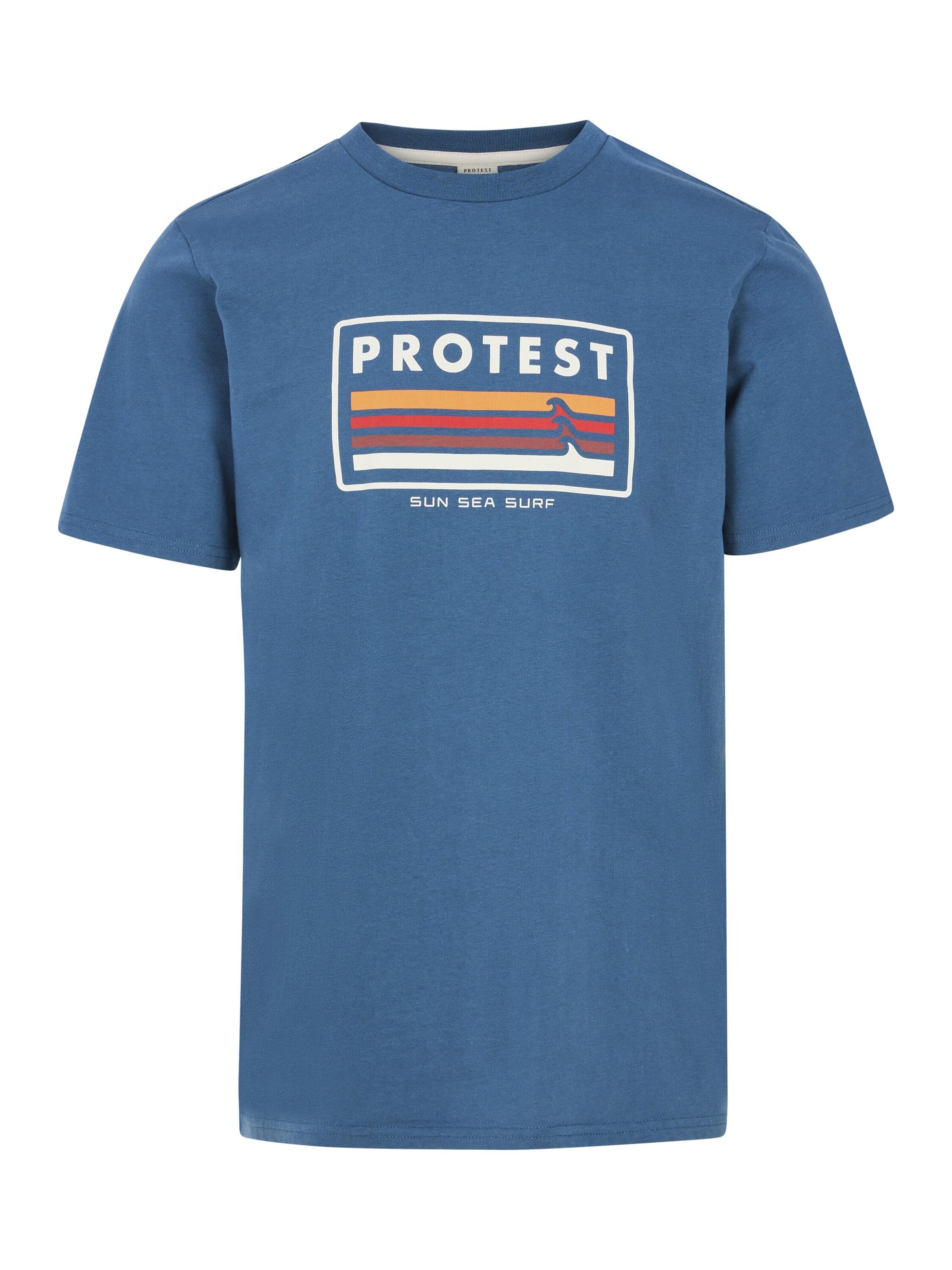 PROTEST Shirt 'PRTBarn' in Blue: front