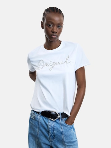 Desigual T-shirt i vit: framsida