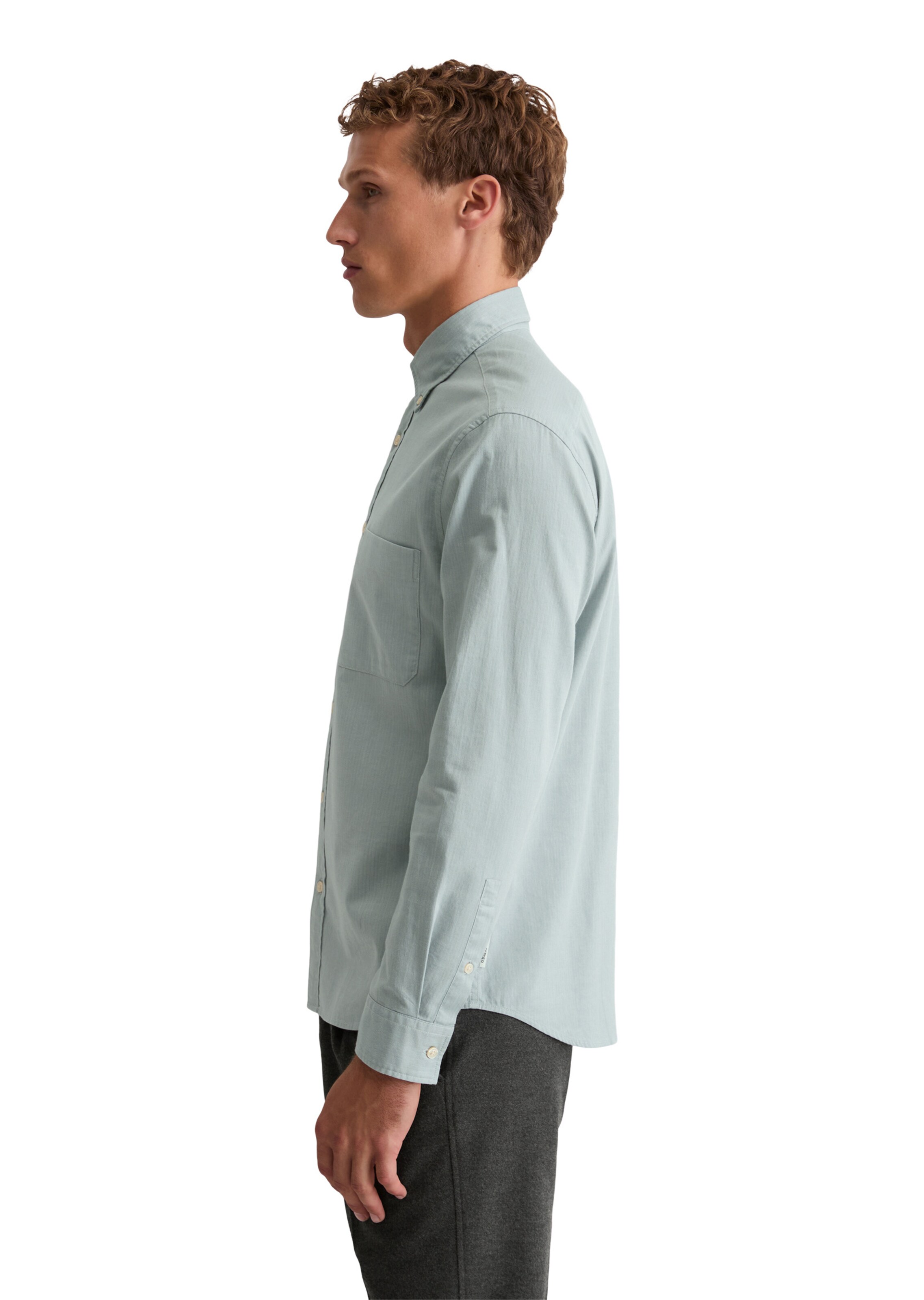 Marc O'Polo Regular fit Button Up Shirt in Blue
