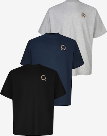 SikSilk Koszulka w kolorze niebieski: przód