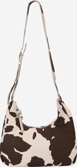 Rankinė su ilgu dirželiu 'Velvet' iš FREDsBRUDER, spalva – gelsvai pilka spalva / tamsiai ruda, Prekių apžvalga