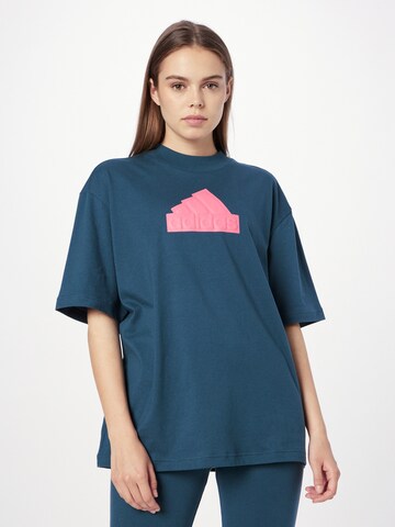 ADIDAS SPORTSWEAR Sportshirt 'Future Icons Badge Of Sport' in Blau: Vorderseite