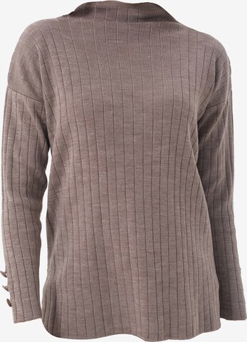 Jimmy Sanders Sweater in Brown: front