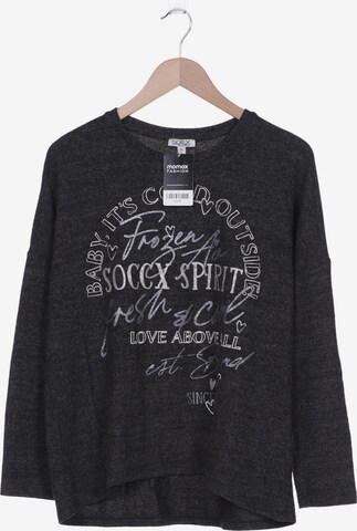 Soccx Sweatshirt & Zip-Up Hoodie in M in Grey: front