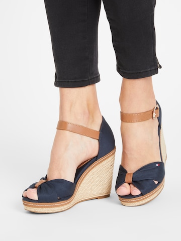 TOMMY HILFIGER Sandal 'Elena' i blå: framsida