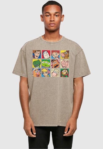 T-Shirt 'Toy Story - Character Squares' ABSOLUTE CULT en vert : devant
