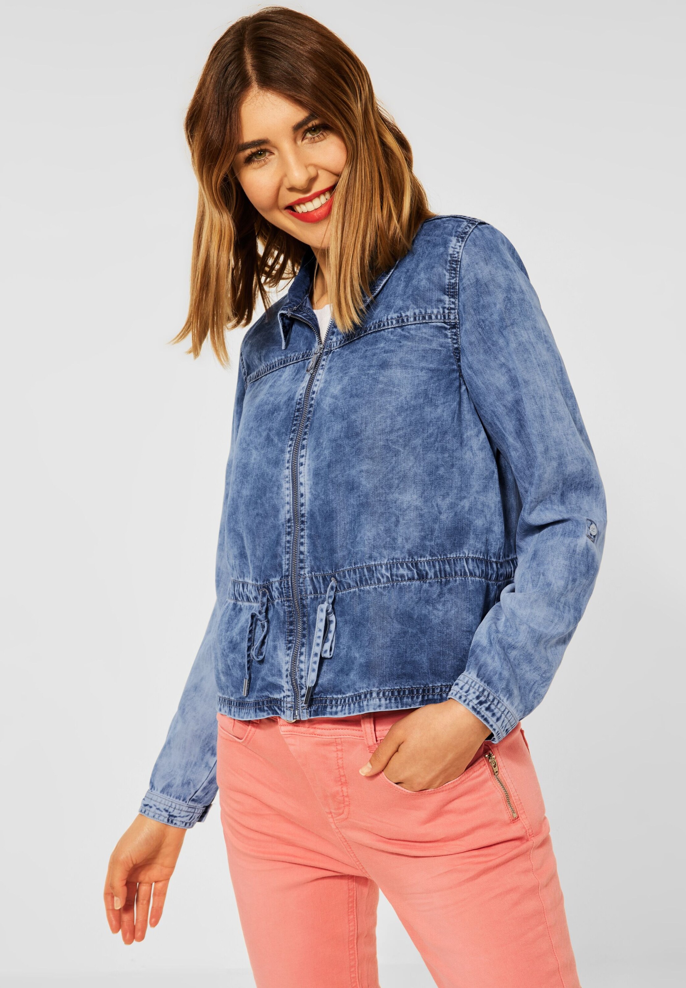 Frauen Jacken STREET ONE Jacke in Blau - SF48723 Frauen Jacken STREET ONE Jacke in Blau - SF48723