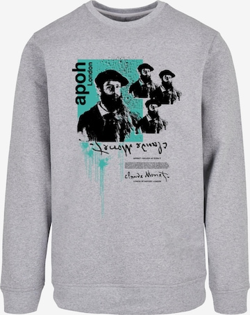 Merchcode Sweatshirt 'APOH - Monet Impressionist' in Grau: predná strana