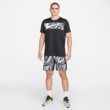 NIKE Performance shirt 'Sport Clash' in Black