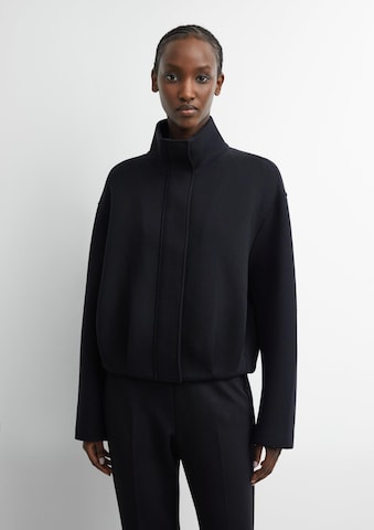 COMMA Sweatvest in Zwart: voorkant