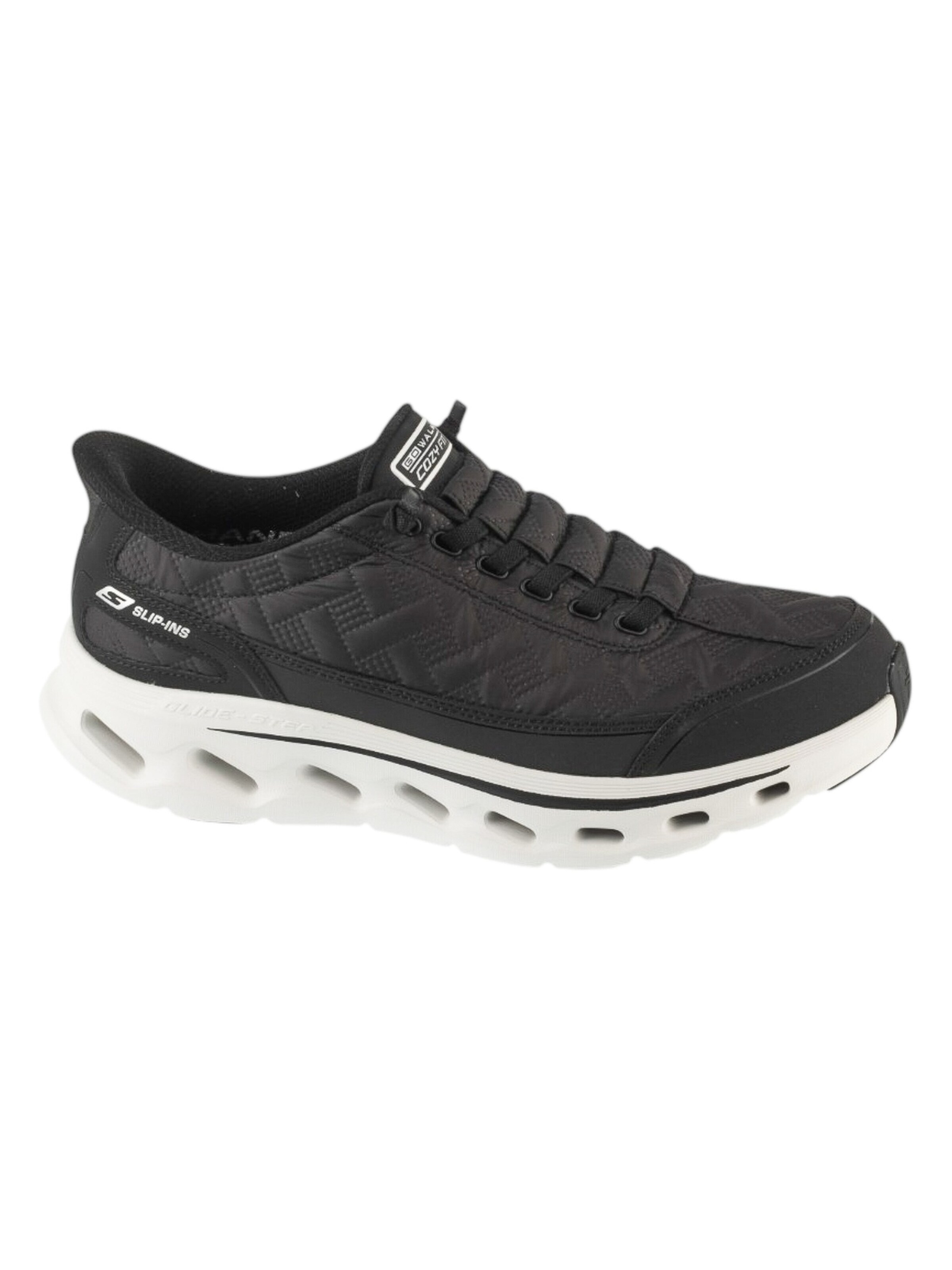 SKECHERS Sportschoen 'Skechers Go Walk Glide-Step 2.0 - Cozy Walker' in Zwart: voorkant