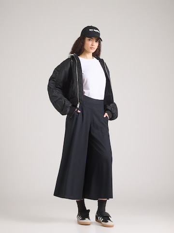 Blutsgeschwister - Perna larga Calças 'In Full Bloom' em preto