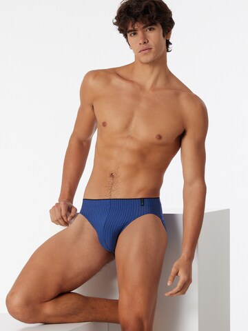 Slip ' Long Life Soft ' SCHIESSER en bleu