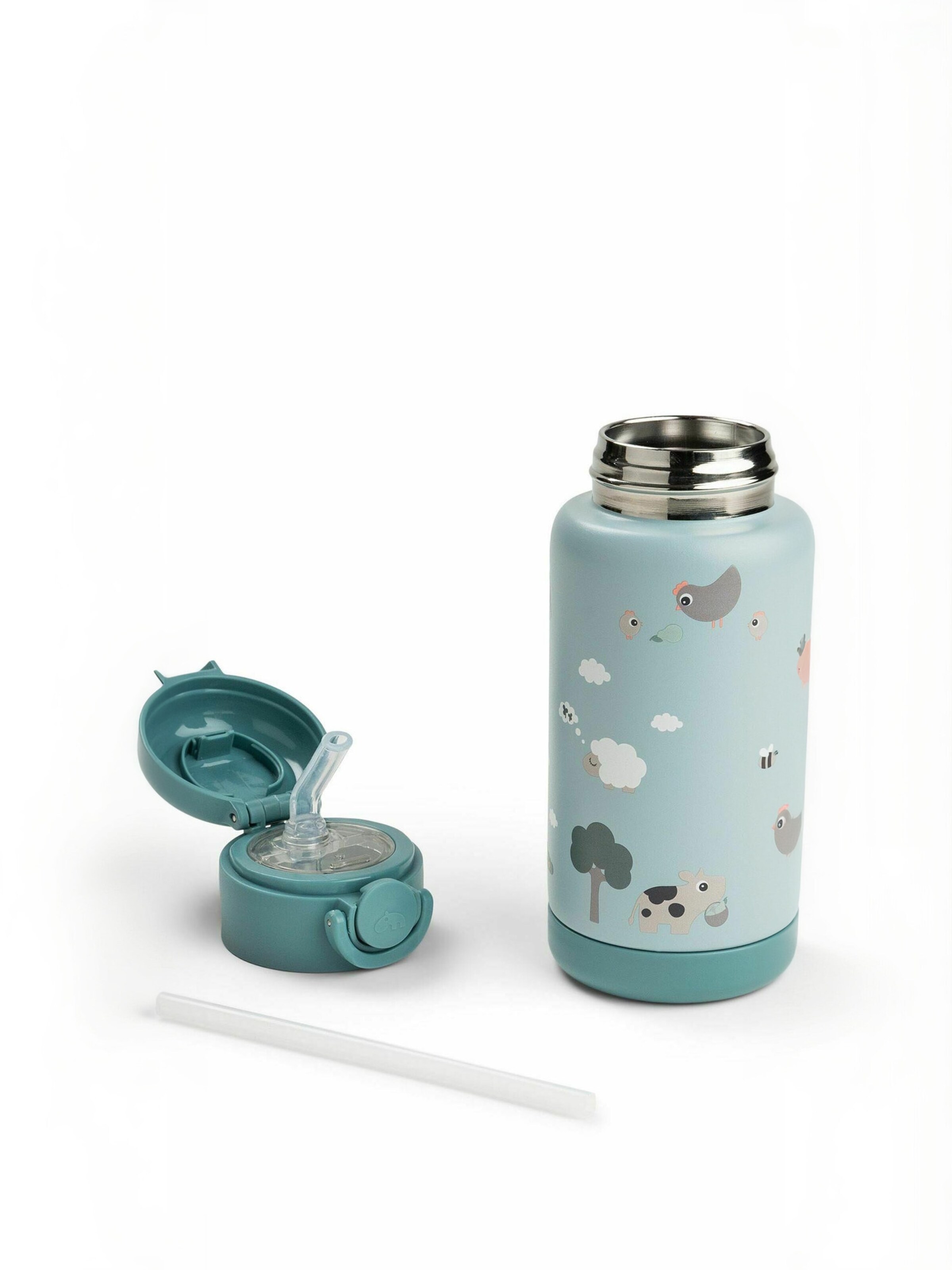 Done by Deer - Canecas ' Tiny farm ' em azul: frente