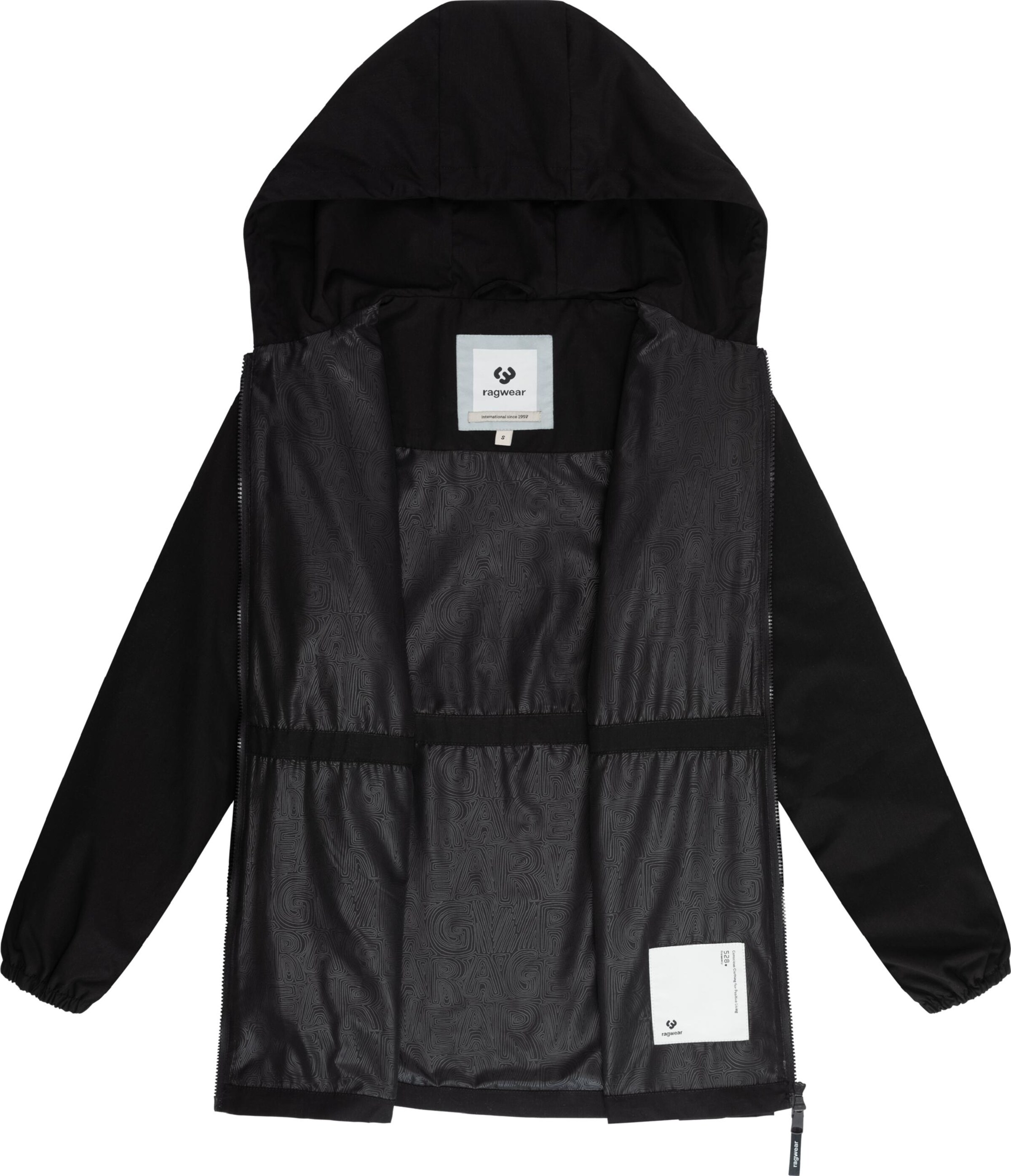 Ragwear Tussenparka 'Monadissimo B' in Zwart