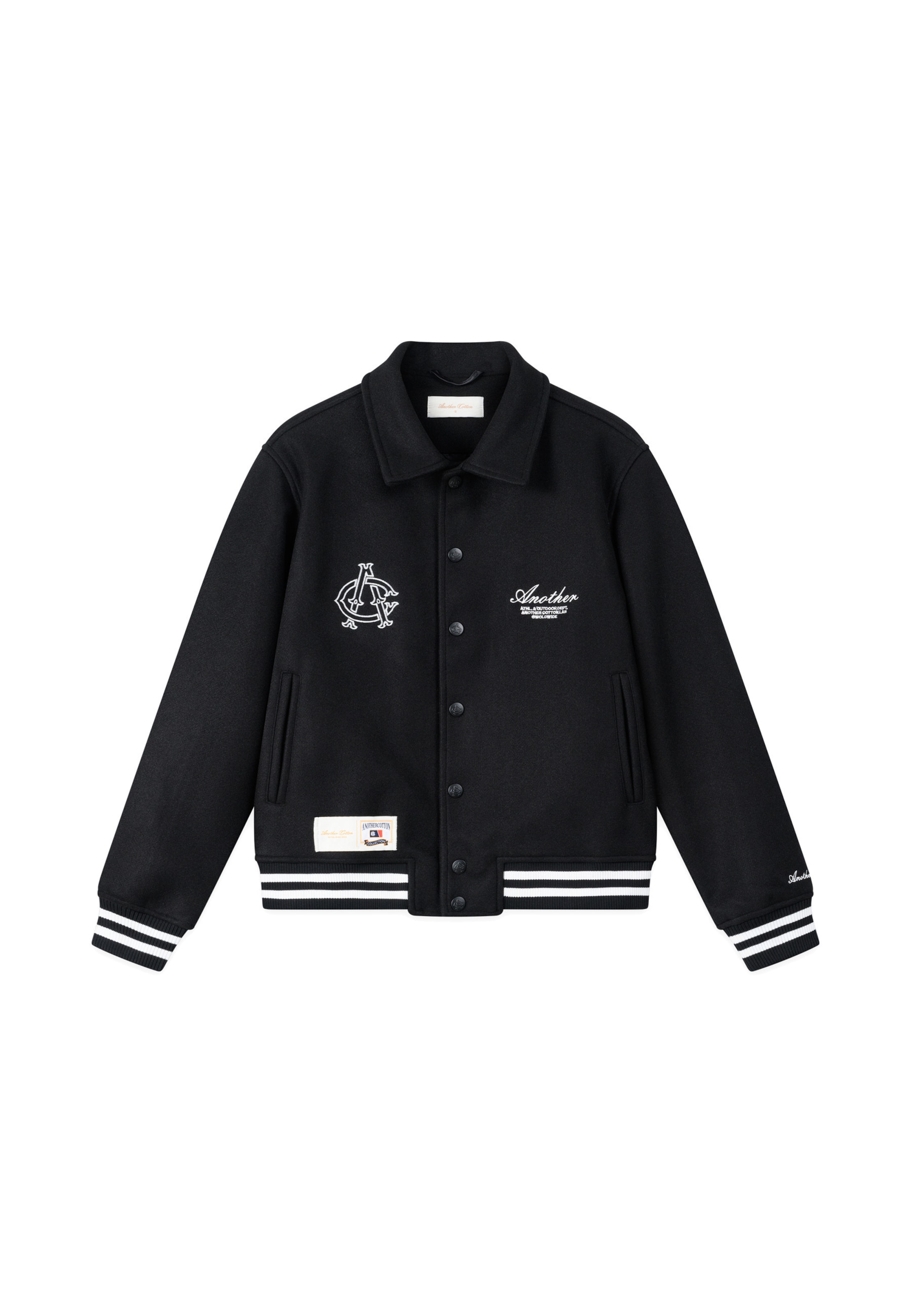 Veste mi-saison Another Cotton Lab en noir : devant