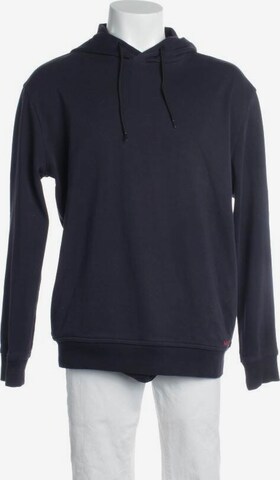 HUGO Sweatshirt & Zip-Up Hoodie in M in Blue: front