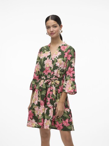 VERO MODA Shirt dress 'ZERA' in Green: front