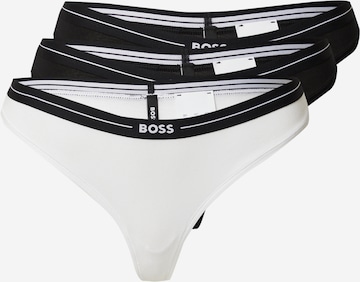 BOSS Thong in Black: front