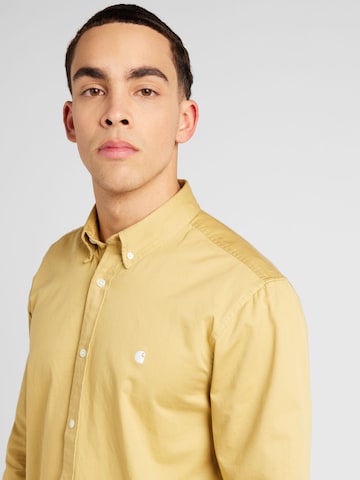 Carhartt WIP Regular Fit Hemd 'Madison' in Braun