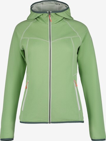 Veste en polaire fonctionnelle 'BERRY' ICEPEAK en vert : devant