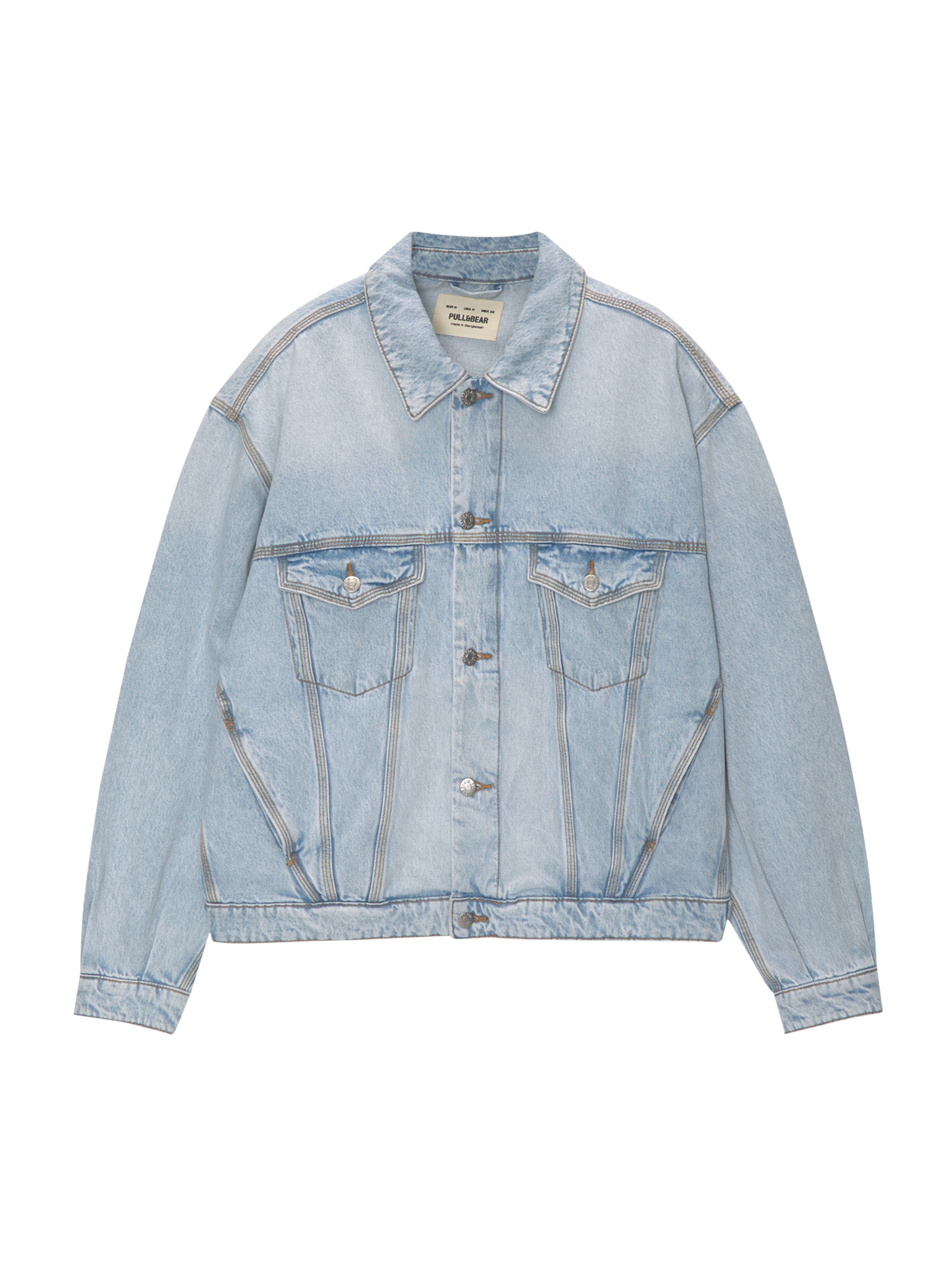 Pull&Bear Between-season jacket in Blue: front