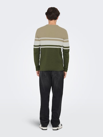 Only & Sons Pullover 'Niguel' in Beige